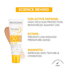 Bioderma Photoderm Aquafluide Sunscreen SPF 50+ Claire - Sun Active Defense - 40ml