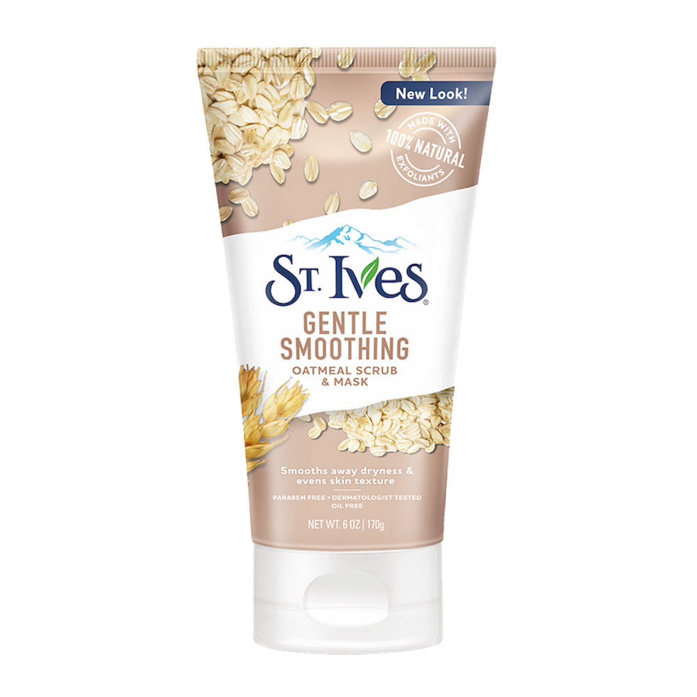 St. Ives Gentle Smoothing Oatmeal Scrub & Mask, 170 gm