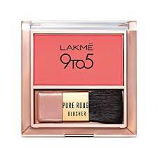 Lakme 9 To 5 Pure Rouge Blusher, Coral Punch, 6 gm
