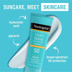 Neutrogena Hydro Boost water gel lotion Sunscreen SPF50 88ml