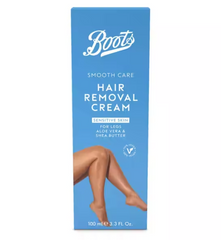 Boots Smooth Care Legs Hair Removal Cream Sensitive Skin 100ml