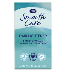 Boots Smooth Care Hair Lightener For Face And Body 2 X 50 ML