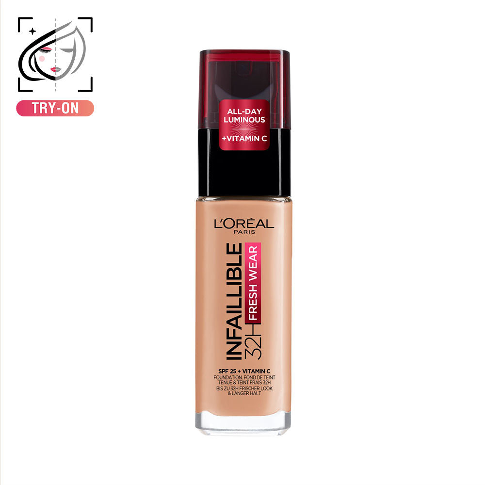 L'oreal Paris 24H Fresh Wear Infallible Foundation (253 Miel Honey)