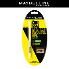 Maybelline New York Smudge Proof Colossal Kajal with Aloe Vera- Deep Black