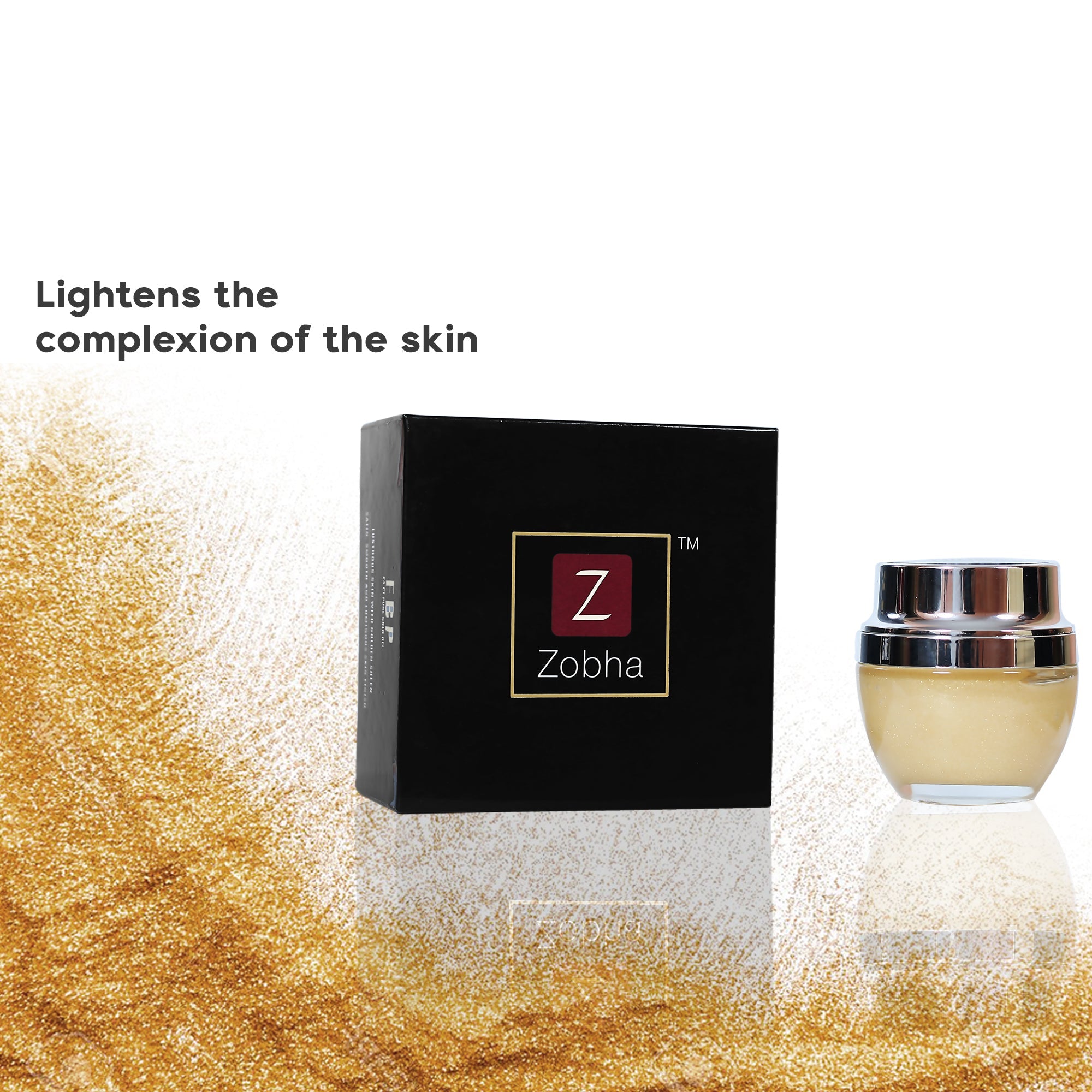 Zobha Face & Body Polisher with pure 24ct Gold - 50ml