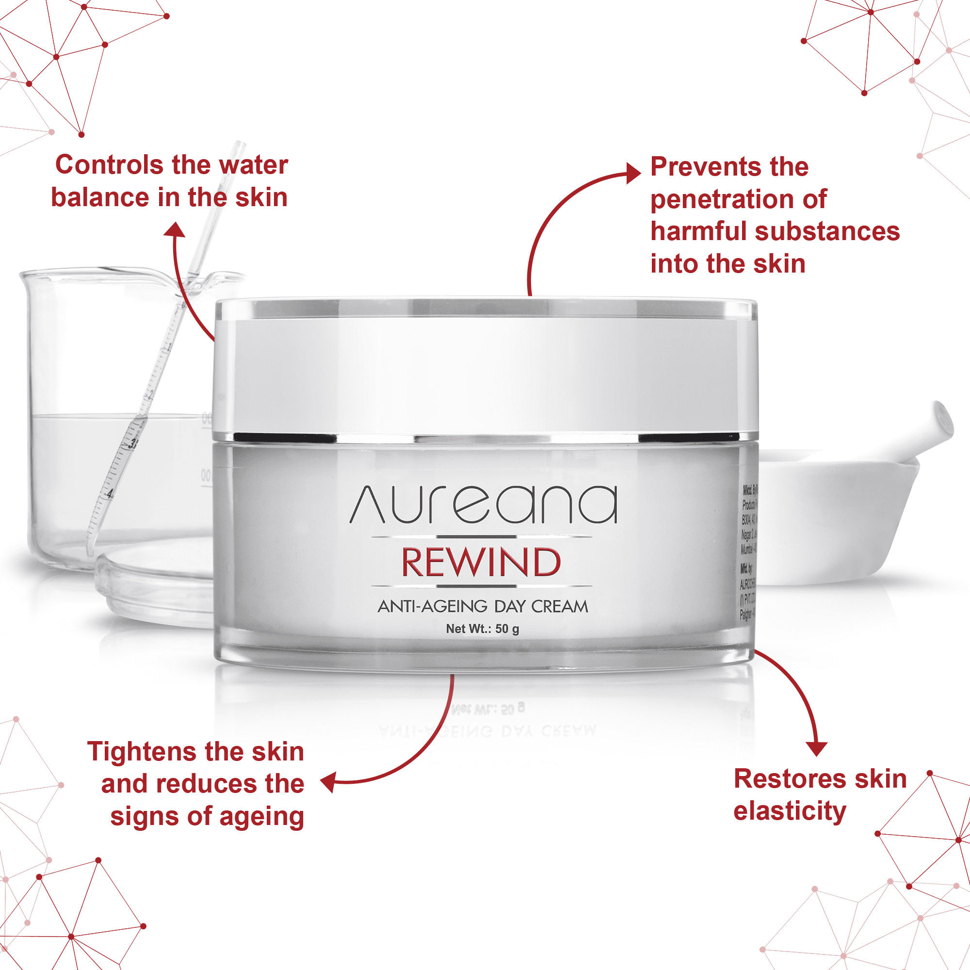 Aureana Rewind Anti-Ageing Day Cream-50 gm