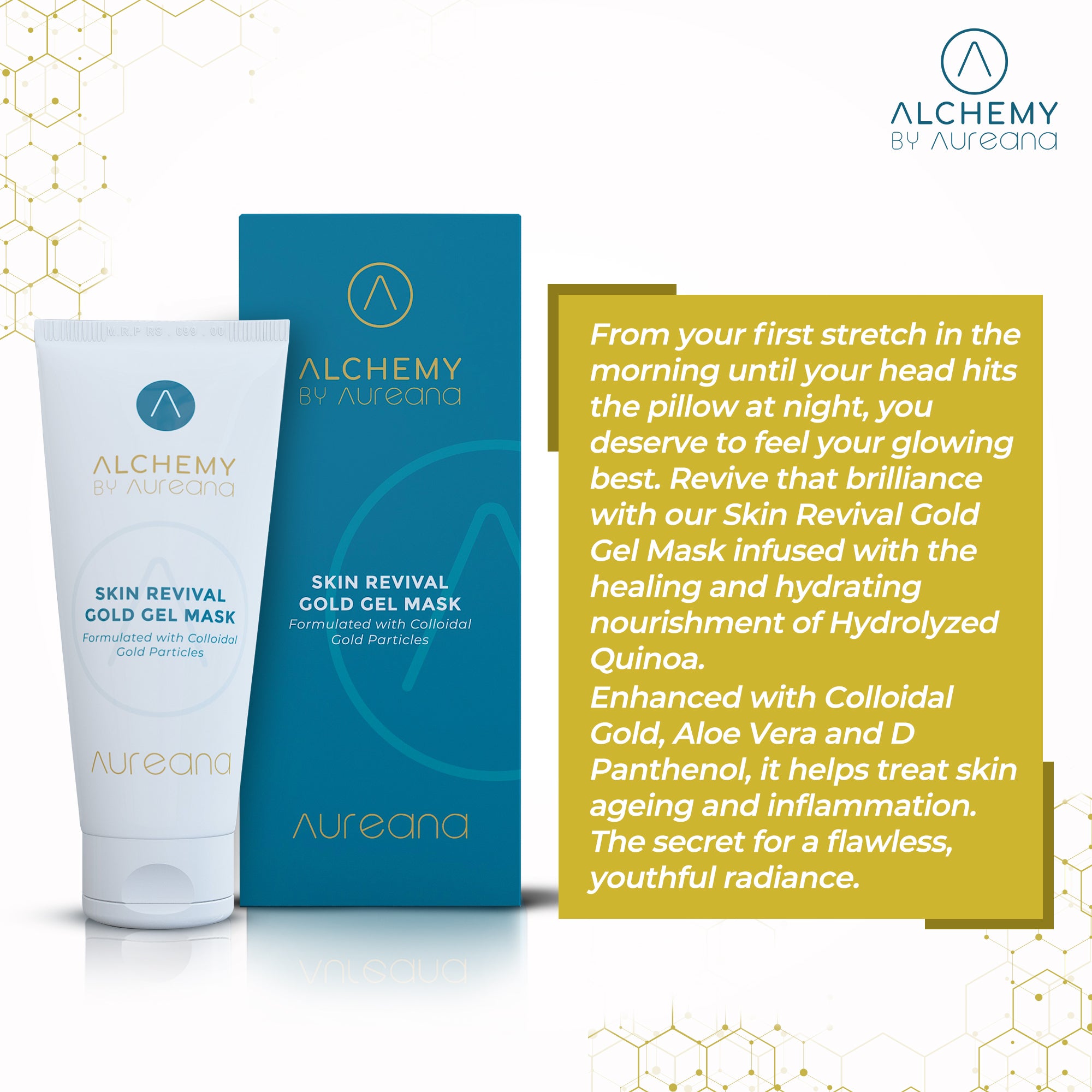Aureana Skin Revival Gold Gel Mask